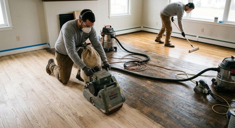 Walnut Floor Refinishing in Overland Park, KS
